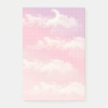 cloud aesthetic sky pastel star light crescent 