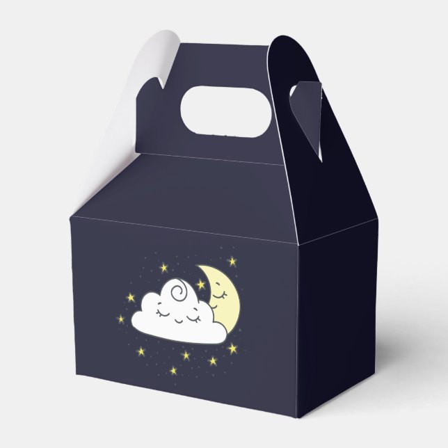 Cloud and Moon Favour Box (Front Side)