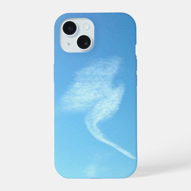 Cloud Angel Appears iPhone 15 Case (Back)