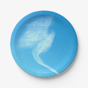 Cloud Angel Appears Paper Plate