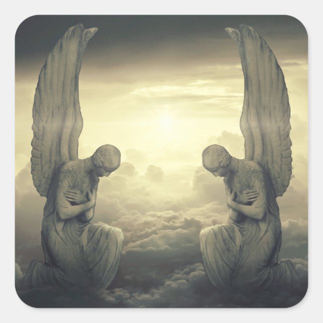 cloud angels stickers (Front)