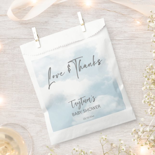 Cloud baby shower pastel clouds thank you favour favour bags (Clipped)