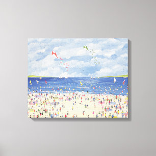 Cloud Beach Canvas Print