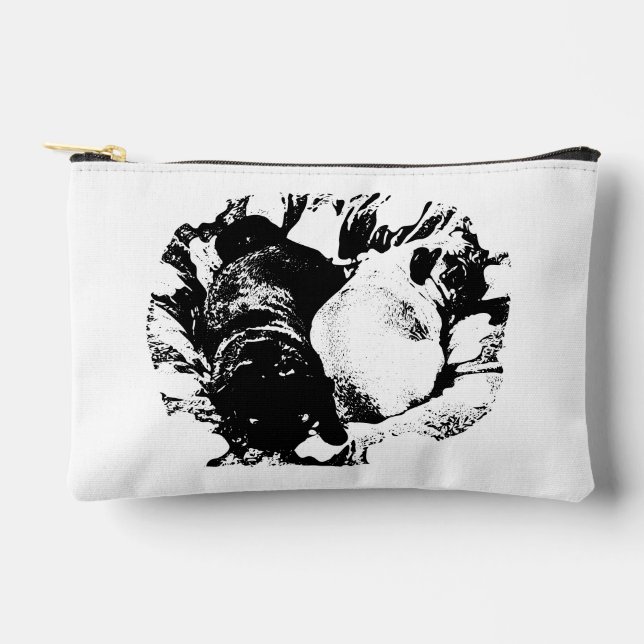 Cloud-Bed Pugs, Quiet Carry Accessory Pouch (Front)