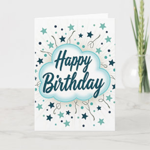 Cloud Birthday Card