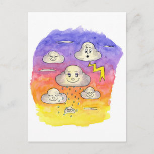 Cloud Burp Postcard