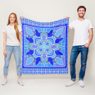 Cloud Burst Reversible Fleece Blanket