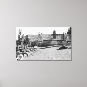 Cloud Cap Inn at Mt. Hood, Oregon Photograph Canvas Print