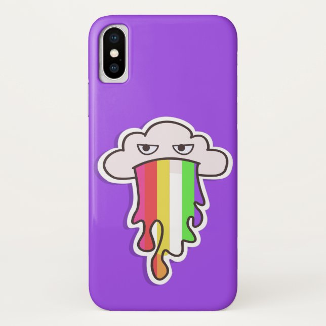 Cloud Case-Mate Barely iPhone X Case (Back)