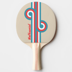 Cloud Chaser Stripe Loop with Name Ping Pong Paddle
