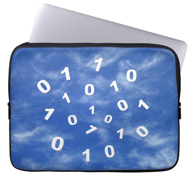 Cloud Computing Data Laptop Sleeve (Front)