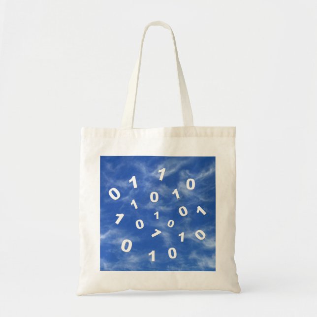 Cloud Computing Data Tote Bag (Front)
