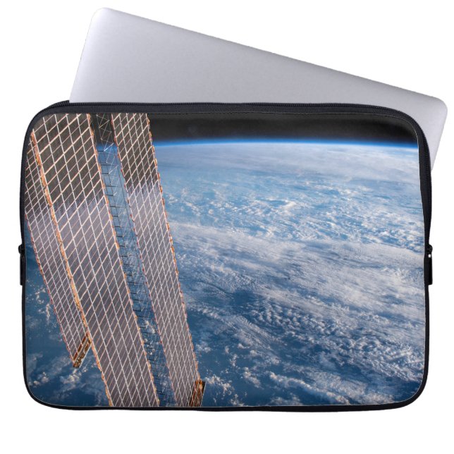 Cloud-Covered Tasman And Coral Seas. Laptop Sleeve (Front)