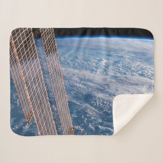 Cloud-Covered Tasman And Coral Seas. Sherpa Blanket (Front (Horizontal))