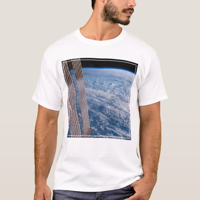 Cloud-Covered Tasman And Coral Seas. T-Shirt (Front)