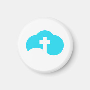 Cloud Cross Magnet