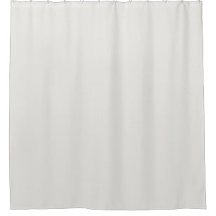 Cloud Dancer Colour Off-white Neutral Grey Plain Shower Curtain