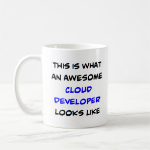 cloud developer, awesome coffee mug