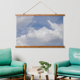 Cloud Dreamer Wood Toppped Wall Tapestry