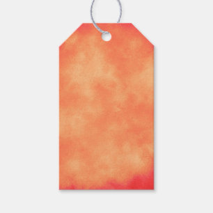 Cloud Effect – Pumpkin Orange Gift Tags