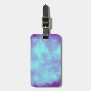Cloud Effect purple storm Luggage Tag