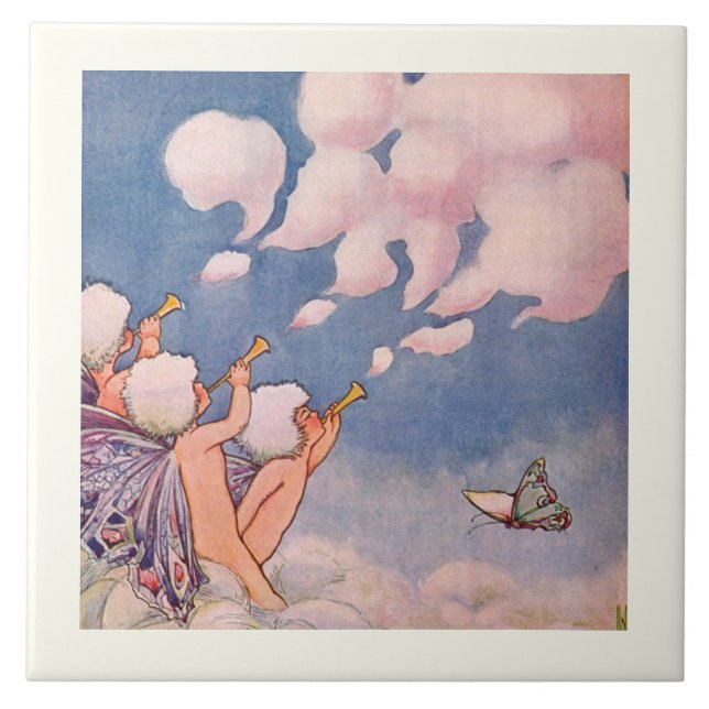 Cloud Faeries Making Clouds Tile (Front)