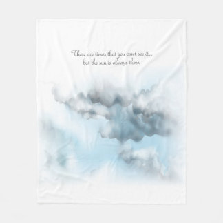 Cloud fleece blanket