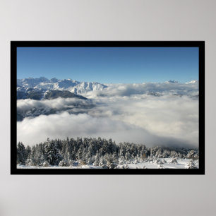 Cloud Forest Christmas Poster