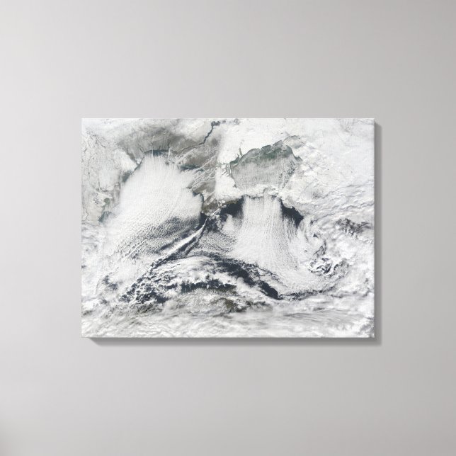 Cloud formation over the Black Sea Canvas Print (Front)