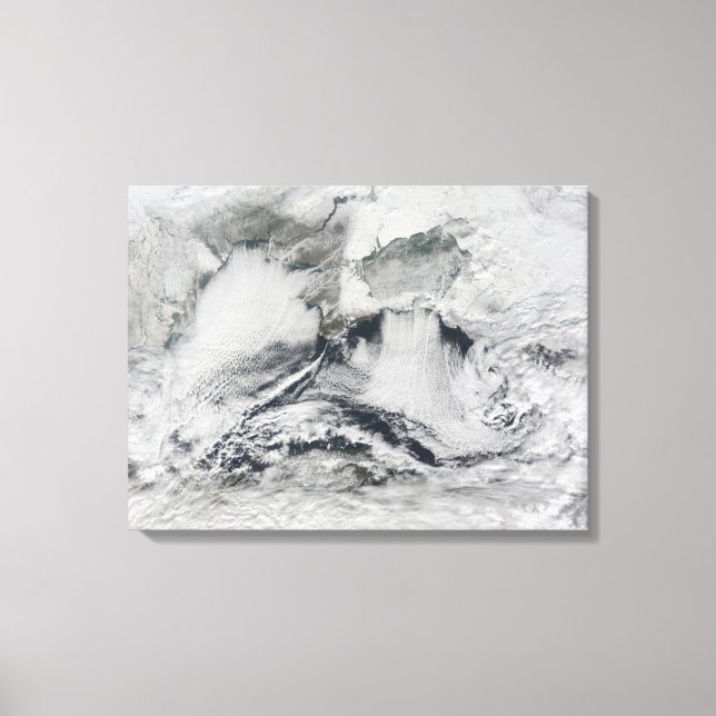 Cloud formation over the Black Sea Canvas Print (Front)