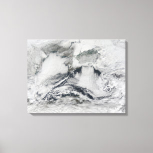 Cloud formation over the Black Sea Canvas Print