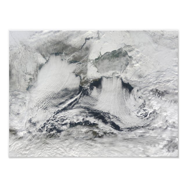 Cloud formation over the Black Sea Photo Print (Front)