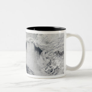 Cloud formation over the Black Sea Two-Tone Coffee Mug