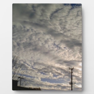 Cloud Formation Plaque