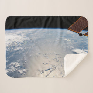 Cloud Formations Surrounding Sunglint Off Pacific Sherpa Blanket