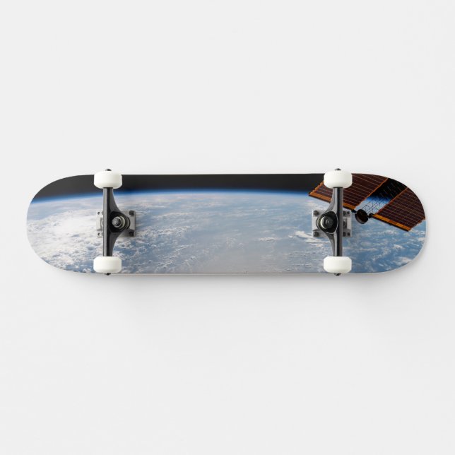 Cloud Formations Surrounding Sunglint Off Pacific Skateboard (Horz)