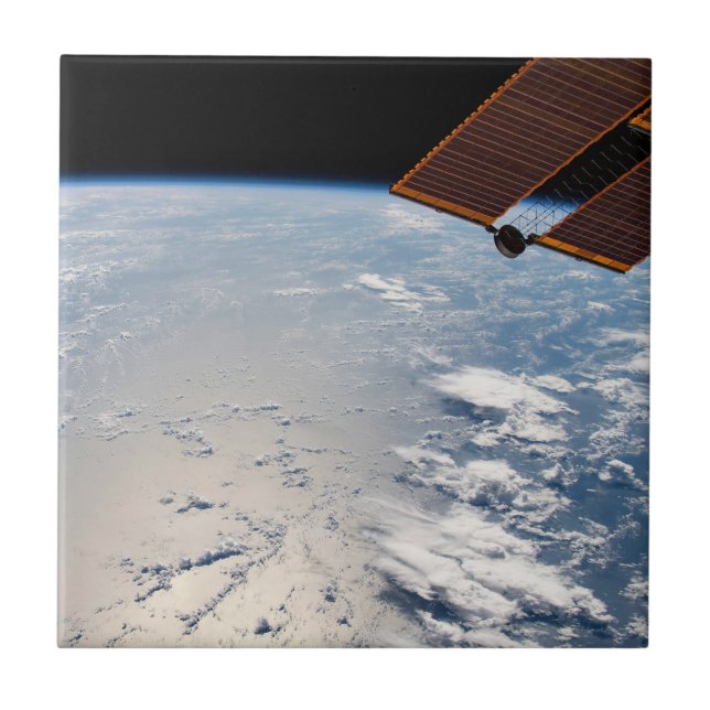 Cloud Formations Surrounding Sunglint Off Pacific Tile (Front)