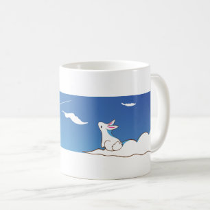 Cloud Gazing Sky Bunny Mug