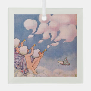 cloud glass tree decoration