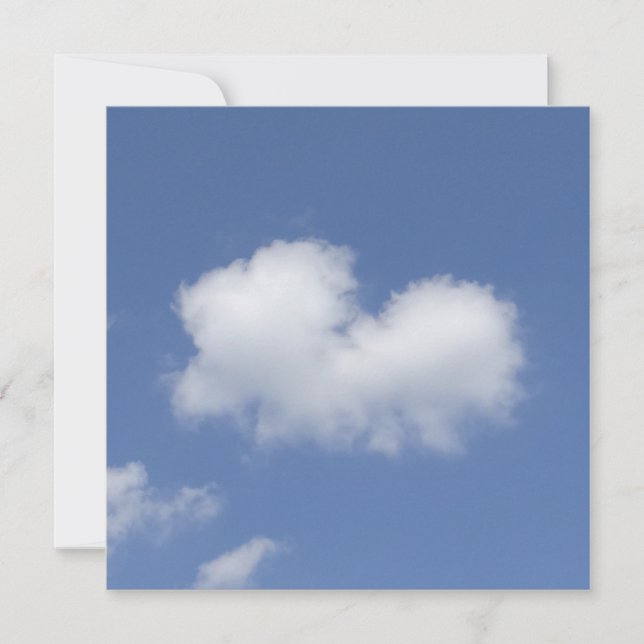 Cloud Heart Flat Card (Front)
