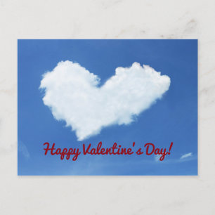 Cloud Heart Holiday Postcard