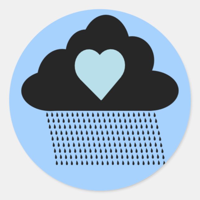Cloud Heart Sticker (Front)