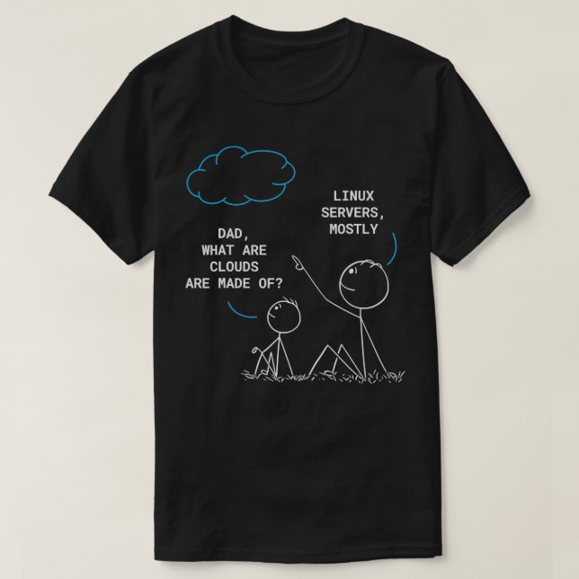 Cloud IT Professional Sys Admin Programming Coding T-Shirt (Design Front)