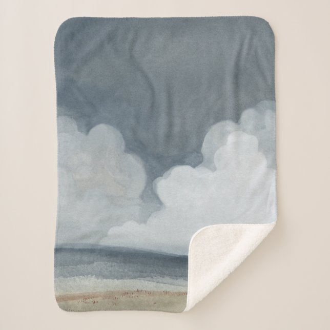 Cloud Landscape Sherpa Blanket (Front)
