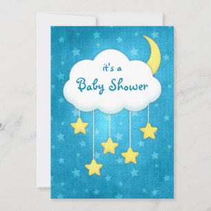 Cloud Mobile Baby Shower Invitation