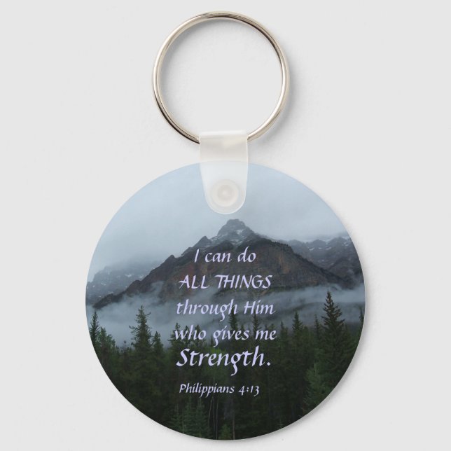 Cloud Mountain - Strength Key Ring (Front)