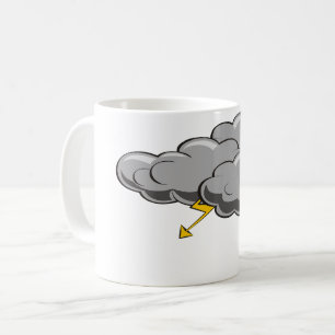 Cloud Nature Flash Illustration Dramatic Sky Coffee Mug