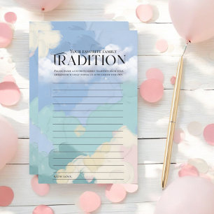 Cloud Nine Baby Shower Family Tradition      