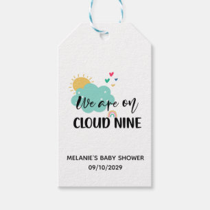 Cloud Nine Baby Shower  Gift Tags