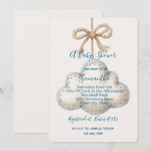 Cloud Nine Baby Shower Invitation